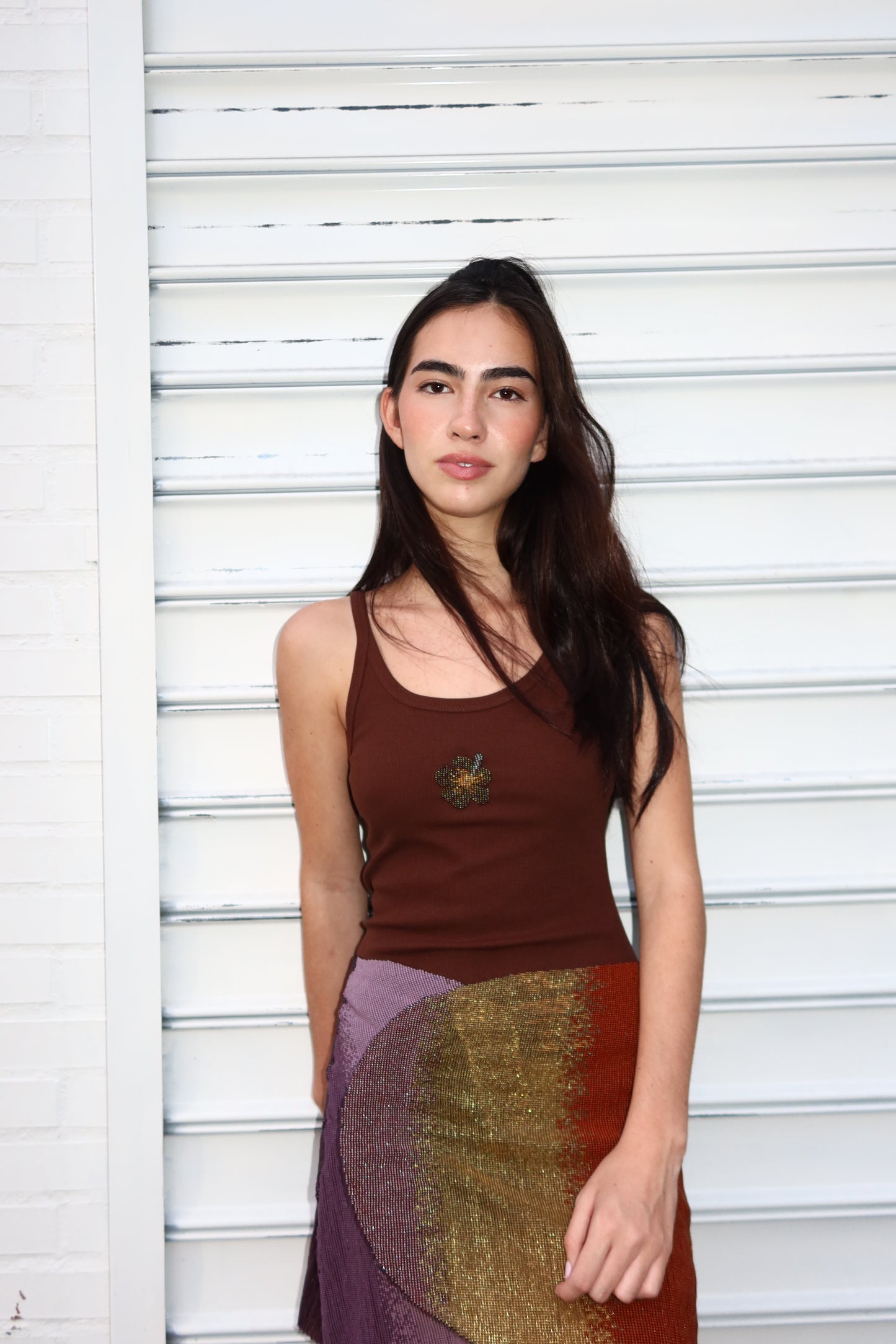 Brown Cayena Tank Top