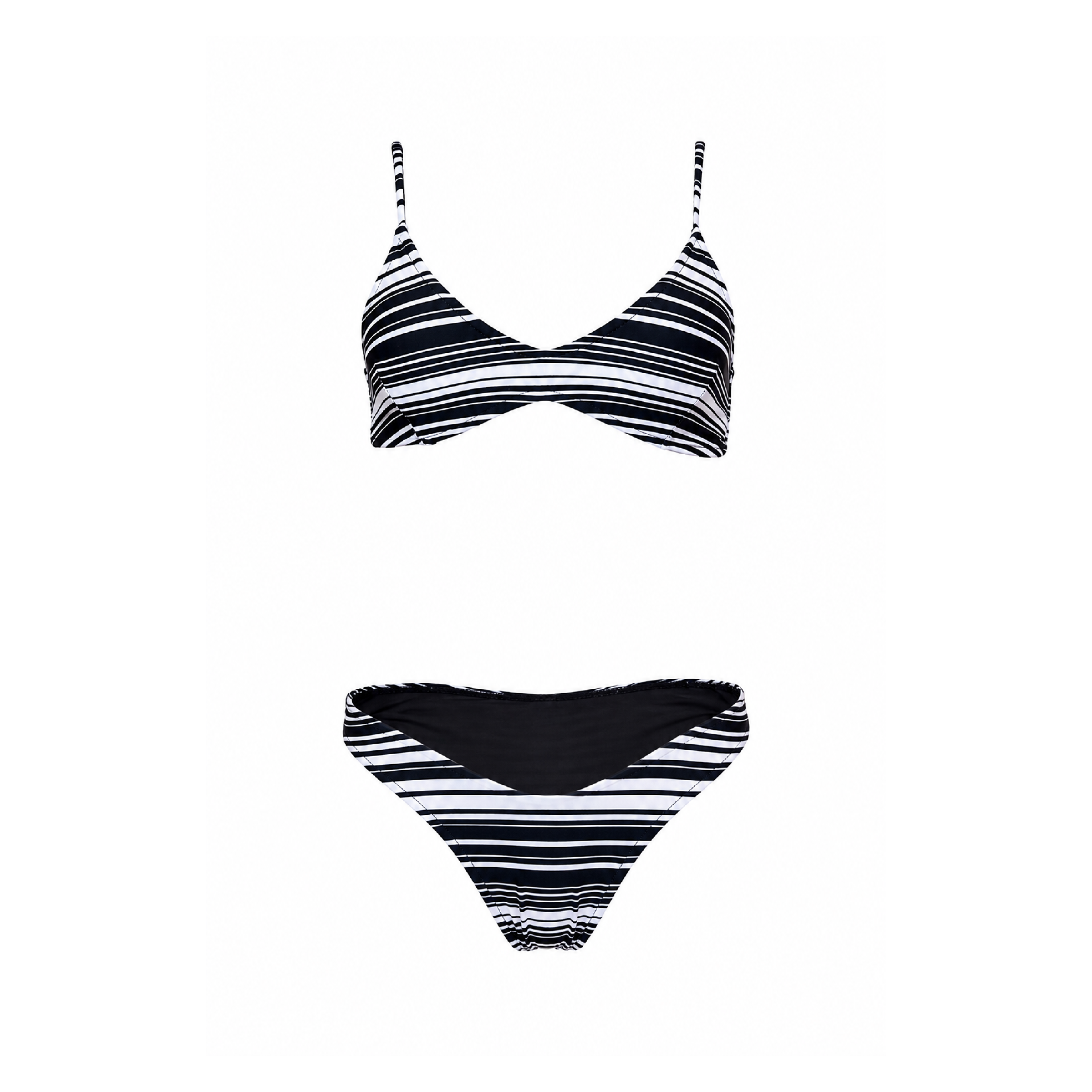 Paola Black & White Stripe